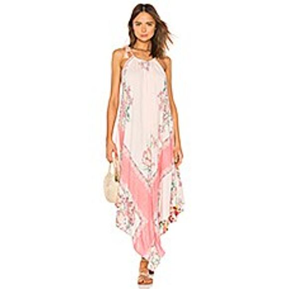 Free People Dresses & Skirts - Free People Boho Hippie Tropical Mind's Eye Maxi Dress Women's Size Medium